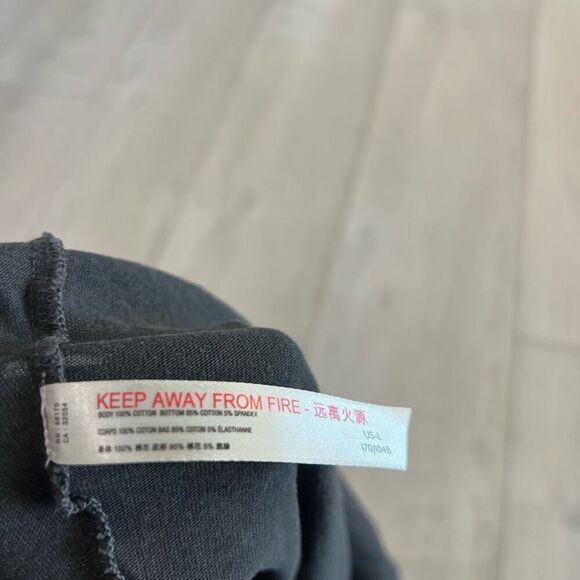 Free people womens black bodysuit size L - Picture 5 of 7